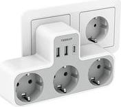 6 IN 1 WALL SOCKET 3XSCHUKO, 2XUSB, 1XTYPE-C TS-323-C TESSAN από το e-SHOP