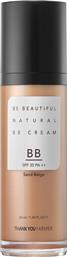 BE BEAUTIFUL NATURAL BB CREAM SFPF30 ΕΝΥΔΑΤΙΚΗ ΚΡΕΜΑ ΠΡΟΣΩΠΟΥ ΥΨΗΛΗΣ ΠΡΟΣΤΑΣΙΑΣ ΜΕ ΧΡΩΜΑ ΓΙΑ ΦΥΣΙΚΗ ΚΑΛΥΨΗ 40ML THANK YOU FARMER