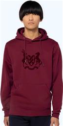 ΑΝΔΡΙΚΗ ΜΠΛΟΥΖΑ ΦΟΥΤΕΡ ΜΕ ΚΟΥΚΟΥΛΑ ΚΑΙ LOGO GRAPHIC PRINT REGULAR FIT - RO1001 ΜΠΟΡΝΤΟ THE BOSTONIANS