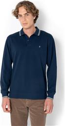 ΑΝΔΡΙΚΗ ΜΠΛΟΥΖΑ ΠΟΛΟ ΠΙΚΕ ΜΕ ΛΟΓΟΤΥΠΟ ΚΑΙ CONTRAST TRIMS REGULAR FIT - PL1151 ΠΕΤΡΟΛ THE BOSTONIANS