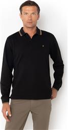 ΑΝΔΡΙΚΗ ΜΠΛΟΥΖΑ TWIN TIPPED POLO 3PL1151-B031BL ΜΑΥΡΟ THE BOSTONIANS