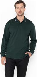 ΑΝΔΡΙΚΗ ΜΠΛΟΥΖΑ TWIN TIPPED POLO 3PL1151-B035GG ΠΡΑΣΙΝΟ THE BOSTONIANS