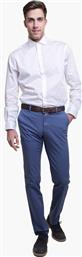 ΑΝΔΡΙΚΟ CHINO ΠΑΝΤΕΛΟΝΙ ΜΟΝΟΧΡΩΜΟ SLIM FIT - CN620522 ΜΠΛΕ ΡΑΦ THE BOSTONIANS