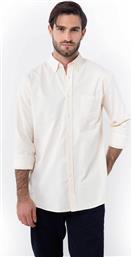 ΑΝΔΡΙΚΟ ΚΟΤΛΕ ΠΟΥΚΑΜΙΣΟ BUTTON DOWN ΜΕ ΤΣΕΠΗ ΚΑΙ ΚΕΝΤΗΜΕΝΟ ΛΟΓΟΤΥΠΟ REGULAR FIT - AAP2354 ΕΚΡΟΥ THE BOSTONIANS