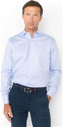 ΑΝΔΡΙΚΟ ΜΟΝΟΧΡΩΜΟ ΠΟΥΚΑΜΙΣΟ CUSTOM FIT ''TWILL'' - ANP2331 ΜΠΛΕ ΑΝΟΙΧΤΟ THE BOSTONIANS