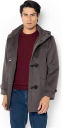 ΑΝΔΡΙΚΟ ΠΑΛΤΟ MONTGOMERY ΜΕ ΚΟΥΚΟΥΛΑ REGULAR FIT - W2490T729 ΚΑΦΕ THE BOSTONIANS