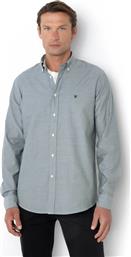 ΑΝΔΡΙΚΟ ΠΟΥΚΑΜΙΣΟ BUTTON-DOWN ΜΕ ΚΕΝΤΗΜΕΝΟ ΛΟΓΟΤΥΠΟ REGULAR FIT ''OXFORD'' ΛΑΔΙ THE BOSTONIANS