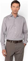 ΑΝΔΡΙΚΟ ΠΟΥΚΑΜΙΣΟ ΜΕ ΨΙΛΟ ΚΑΡΟ ΣΧΕΔΙΟ CUSTOM FIT ''CHESTER TWILL'' - ANP2423 ΚΑΦΕ THE BOSTONIANS