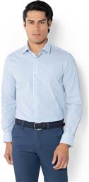 ΑΝΔΡΙΚΟ ΠΟΥΚΑΜΙΣΟ ΜΕ ΡΙΓΕ ΣΧΕΔΙΟ SLIM FIT ''ACORN POPLIN'' - ACS4875 ΜΠΛΕ ΑΝΟΙΧΤΟ THE BOSTONIANS