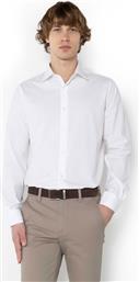 ΑΝΔΡΙΚΟ ΠΟΥΚΑΜΙΣΟ ΜΟΝΟΧΡΩΜΟ CUSTOM FIT ''POPLIN'' - AMP1656X ΛΕΥΚΟ THE BOSTONIANS