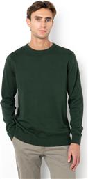 ΑΝΔΡΙΚΟ ΠΟΥΛΟΒΕΡ CLASSIC CREW NECK JUMPER 3MR1009-B133DG ΠΡΑΣΙΝΟ THE BOSTONIANS