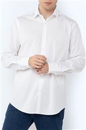 BOSTONIANS ΠΟΥΚΑΜΙΣΟ ΠΟΠΛΙΝΑ SLIM FIT PLAIN POPLIN CLASSIC SLIM FIT THE BOSTONIANS