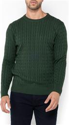 ΠΛΕΚΤΟ ΒΑΜΒΑΚΕΡΟ CABLE ΛΑΙΜΟΚΟΨΗ REGULAR THE BOSTONIANS