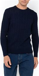 ΠΛΕΚΤΟ ΒΑΜΒΑΚΕΡΟ CABLE ΛΑΙΜΟΚΟΨΗ REGULAR THE BOSTONIANS