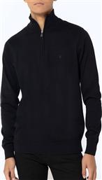 ΠΛΕΚΤΟ ΒΑΜΒΑΚΕΡΟ HALF-ZIP REGULAR FIT THE BOSTONIANS