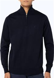 ΠΛΕΚΤΟ ΒΑΜΒΑΚΕΡΟ HALF-ZIP REGULAR FIT THE BOSTONIANS