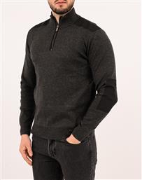 ΠΛΕΚΤΟ ΒΑΜΒΑΚΕΡΟ HALF-ZIP REGULAR FIT THE BOSTONIANS