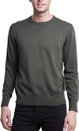 ΠΛΕΚΤΟ ΒΑΜΒΑΚΕΡΟ ΛΑΙΜΟΚΟΨΗ REGULAR FIT THE BOSTONIANS