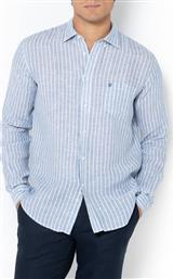 ΠΟΥΚΑΜΙΣΟ ACORN ΛΙΝΟ REGULAR FIT STRIPE LINEN BUTTON-DOWN REGULAR FIT THE BOSTONIANS