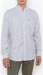 ΠΟΥΚΑΜΙΣΟ ACORN OXFORD REGULAR FIT STRIPE OXFORD BUTTON-DOWN REGULAR FIT THE BOSTONIANS