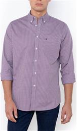 ΠΟΥΚΑΜΙΣΟ CHESTER ΠΟΠΛΙΝΑ REGULAR FIT MINICHECK POPLIN BUTTON-DOWN REGULAR FIT THE BOSTONIANS