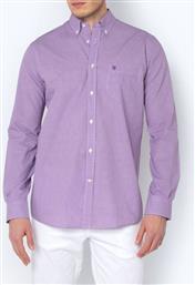 ΠΟΥΚΑΜΙΣΟ CHESTER ΠΟΠΛΙΝΑ REGULAR FIT MINICHECK POPLIN BUTTON-DOWN REGULAR FIT THE BOSTONIANS