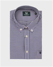 ΠΟΥΚΑΜΙΣΟ CHESTER TWILL REGULAR FIT MINICHECK TWILL BUTTON-DOWN REGULAR FIT THE BOSTONIANS