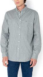 ΠΟΥΚΑΜΙΣΟ CHESTER TWILL REGULAR FIT MINICHECK TWILL BUTTON-DOWN REGULAR FIT THE BOSTONIANS