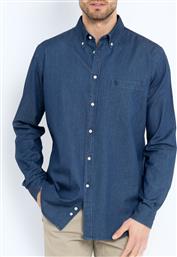 ΠΟΥΚΑΜΙΣΟ DENIM REGULAR FIT PLAIN DENIM BUTTON-DOWN REGULAR FIT THE BOSTONIANS