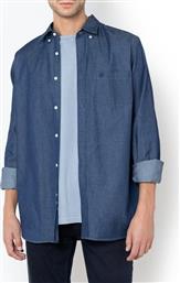 ΠΟΥΚΑΜΙΣΟ DENIM REGULAR FIT PLAIN DENIM BUTTON-DOWN REGULAR FIT THE BOSTONIANS