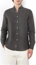 ΠΟΥΚΑΜΙΣΟ ΛΙΝΟ REGULAR FIT PLAIN LINEN BUTTON-DOWN REGULAR FIT THE BOSTONIANS