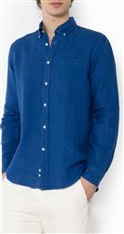 ΠΟΥΚΑΜΙΣΟ ΛΙΝΟ REGULAR FIT PLAIN LINEN BUTTON-DOWN REGULAR FIT THE BOSTONIANS