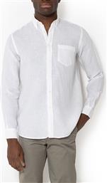 ΠΟΥΚΑΜΙΣΟ ΛΙΝΟ REGULAR FIT PLAIN LINEN BUTTON-DOWN REGULAR FIT THE BOSTONIANS