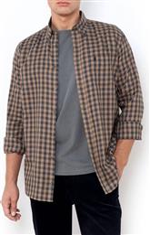 ΠΟΥΚΑΜΙΣΟ MAVERICK TWILL REGULAR FIT MEDCHECK TWILL BUTTON-DOWN REGULAR FIT THE BOSTONIANS