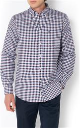 ΠΟΥΚΑΜΙΣΟ MAVERICK TWILL REGULAR FIT MEDCHECK TWILL BUTTON-DOWN REGULAR FIT THE BOSTONIANS
