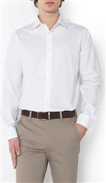 ΠΟΥΚΑΜΙΣΟ ΠΟΠΛΙΝΑ CUSTOM FIT PLAIN POPLIN CLASSIC CUSTOM FIT THE BOSTONIANS