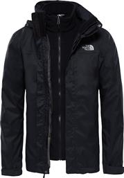 ΑΝΔΡΙΚΟ ΔΙΠΛΟ ΜΠΟΥΦΑΝ EVOLVE II TRICLIMATE - NF00CG55JK31 ΜΑΥΡΟ THE NORTH FACE