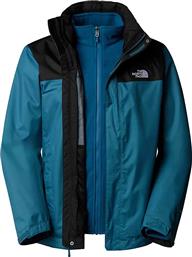 ΑΝΔΡΙΚΟ ΔΙΠΛΟ ΜΠΟΥΦΑΝ EVOLVE II TRICLIMATE - NF00CG55SF71 ΜΠΛΕ THE NORTH FACE από το NOTOS