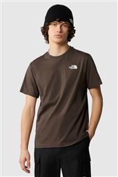 ΑΝΔΡΙΚΟ T-SHIRT ΜΕ GRAPHIC LOGO PRINT REGULAR FIT ''REDBOX'' - NF0A87NP5EX1 ΚΑΦΕ THE NORTH FACE