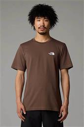 ΑΝΔΡΙΚΟ T-SHIRT ΜΕ LOGO PRINT REGULAR FIT ''SIMPLE DOME'' - NF0A87NG1OI1 ΚΑΦΕ THE NORTH FACE