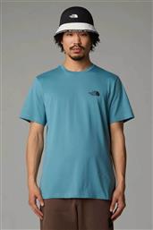 ΑΝΔΡΙΚΟ T-SHIRT ΜΕ LOGO PRINT REGULAR FIT ''SIMPLE DOME'' - NF0A87NG1OM1 ΜΠΛΕ ΑΝΟΙΧΤΟ THE NORTH FACE