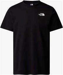 ΑΝΔΡΙΚΟ T-SHIRT ΜΕ LOGO PRINT REGULAR FIT ''VERTICAL'' - NF0A89FPJK31 ΜΑΥΡΟ THE NORTH FACE