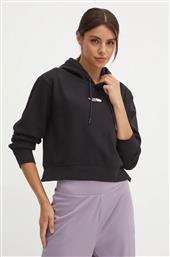 ΜΠΛΟΥΖΑ ESSENTIAL CROP HOODIE ΧΡΩΜΑ: ΜΑΥΡΟ, ΜΕ ΚΟΥΚΟΥΛΑ, NF0A89EXJK31 THE NORTH FACE