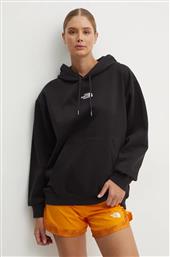 ΜΠΛΟΥΖΑ ESSENTIAL HOODIE ΧΡΩΜΑ: ΜΑΥΡΟ, ΜΕ ΚΟΥΚΟΥΛΑ, NF0A89ENJK31 THE NORTH FACE