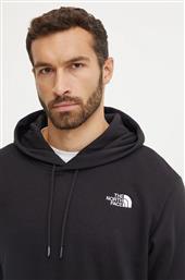 ΜΠΛΟΥΖΑ ESSENTIAL HOODIE ΧΡΩΜΑ: ΜΑΥΡΟ, ΜΕ ΚΟΥΚΟΥΛΑ, NF0A89ESJK31 THE NORTH FACE