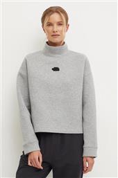 ΜΠΛΟΥΖΑ MOCK NECK SWEATSHIRT ΧΡΩΜΑ: ΓΚΡΙ, NF0A89C1EC41 THE NORTH FACE