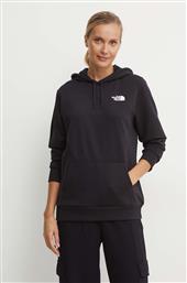 ΜΠΛΟΥΖΑ SIMPLE DOME HOODIE ΧΡΩΜΑ: ΜΑΥΡΟ, ΜΕ ΚΟΥΚΟΥΛΑ, NF0A89EYJK31 THE NORTH FACE