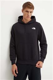 ΜΠΛΟΥΖΑ SIMPLE DOME HOODIE ΧΡΩΜΑ: ΜΑΥΡΟ, ΜΕ ΚΟΥΚΟΥΛΑ, NF0A89FCJK31 THE NORTH FACE