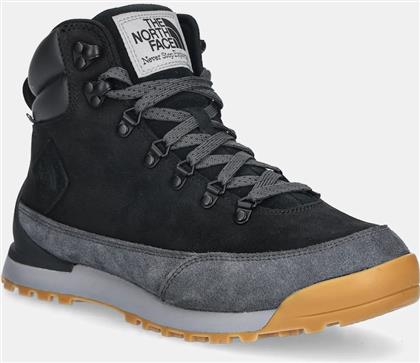 ΜΠΟΤΕΣ ΧΙΟΝΙΟΥ BACK TO BERKELEY IV LEATHER ΧΡΩΜΑ: ΜΑΥΡΟ, NF0A817QKT01 THE NORTH FACE
