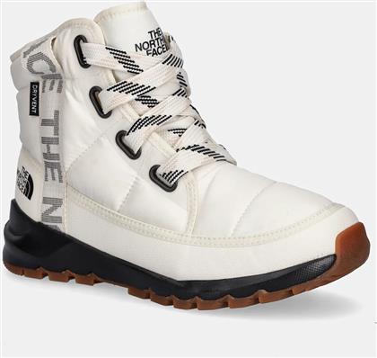 ΜΠΟΤΕΣ ΧΙΟΝΙΟΥ THERMOBALL LACE UP ΧΡΩΜΑ: ΑΣΠΡΟ, NF0A817WQ4C1 THE NORTH FACE